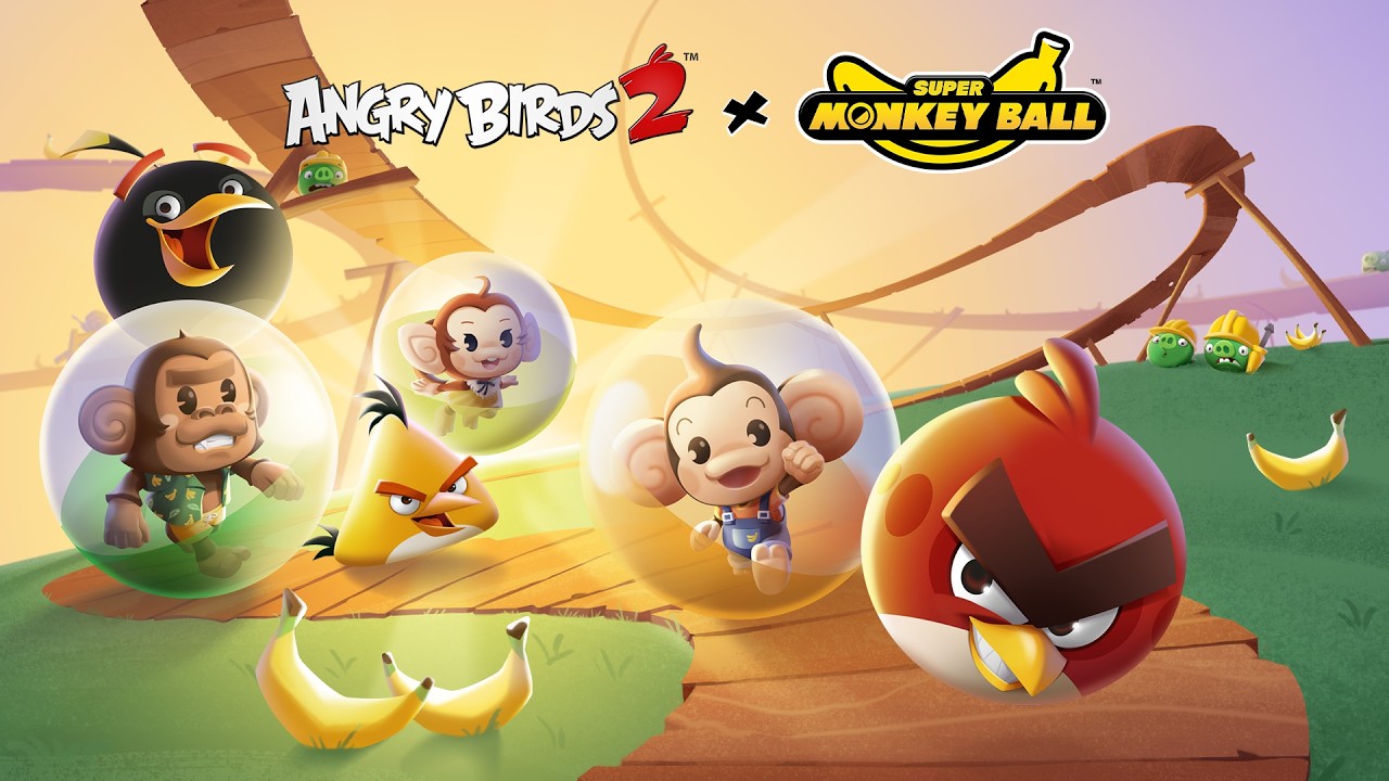 Super Monkey Ball rolls into Angry Birds 2 in a special limited time event!